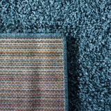 Venus Shag 500 Venus Shag 520 Shag Power Loomed 100 % Polypropylene Pile Rug Blue