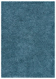 Venus Shag 500 Venus Shag 520 Shag Power Loomed 100 % Polypropylene Pile Rug Blue