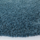 Venus Shag 500 Venus Shag 520 Shag Power Loomed 100 % Polypropylene Pile Rug Blue