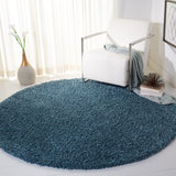 Venus Shag 500 Venus Shag 520 Shag Power Loomed 100 % Polypropylene Pile Rug Blue