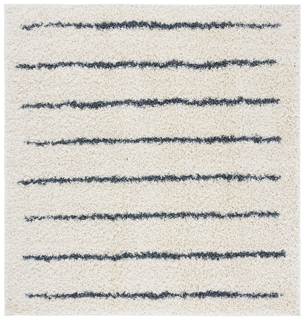 Venus Shag 600 Venus Shag 604 Shag Power Loomed 60% Polypropylene 35% Recycled Polyester 5% Latex Rug Ivory / Dark Grey
