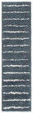 Venus Shag 600 Venus Shag 604 Shag Power Loomed 100 % Polypropylene Pile Rug Dark Grey / Ivory