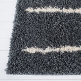 Venus Shag 600 Venus Shag 604 Shag Power Loomed 60% Polypropylene 35% Recycled Polyester 5% Latex Rug Dark Grey / Ivory