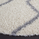 Venus Shag 600 Venus Shag 680 Shag Power Loomed 60% Polypropylene 35% Recycled Polyester 5% Latex Rug Ivory / Grey