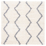 Venus Shag 600 Venus Shag 680 Shag Power Loomed 100 % Polypropylene Pile Rug Ivory / Grey