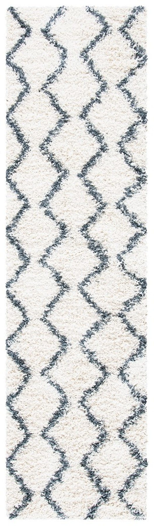 Venus Shag 600 Venus Shag 680 Shag Power Loomed 60% Polypropylene 35% Recycled Polyester 5% Latex Rug Ivory / Dark Grey