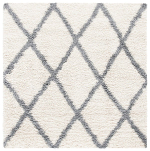 Venus Shag 600 Venus Shag 681 Shag Power Loomed 100 % Polypropylene Pile Rug Ivory / Grey