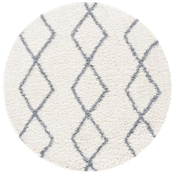 Venus Shag 600 Venus Shag 682 Shag Power Loomed 60% Polypropylene 35% Recycled Polyester 5% Latex Rug Ivory / Grey