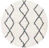 Venus Shag 600 Venus Shag 682 Shag Power Loomed 60% Polypropylene 35% Recycled Polyester 5% Latex Rug Ivory / Dark Grey