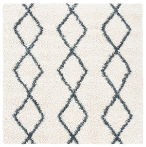 Venus Shag 600 Venus Shag 682 Shag Power Loomed 100 % Polypropylene Pile Rug Ivory / Dark Grey