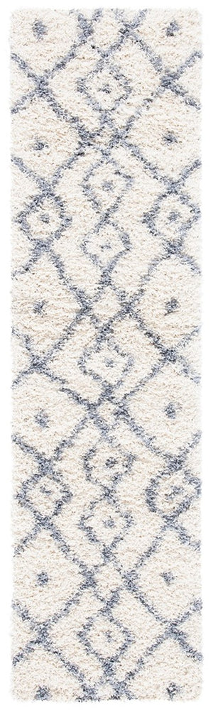 Venus Shag 600 Venus Shag 683 Shag Power Loomed 100 % Polypropylene Pile Rug Ivory / Grey
