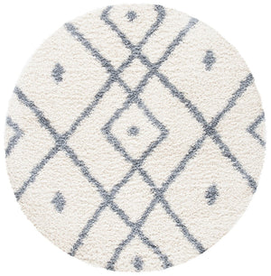 Venus Shag 600 Venus Shag 683 Shag Power Loomed 100 % Polypropylene Pile Rug Ivory / Grey