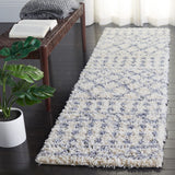 Venus Shag 600 Venus Shag 684 Shag Power Loomed 100 % Polypropylene Pile Rug Ivory / Grey