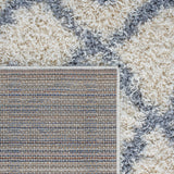 Venus Shag 600 Venus Shag 684 Shag Power Loomed 60% Polypropylene 35% Recycled Polyester 5% Latex Rug Ivory / Grey