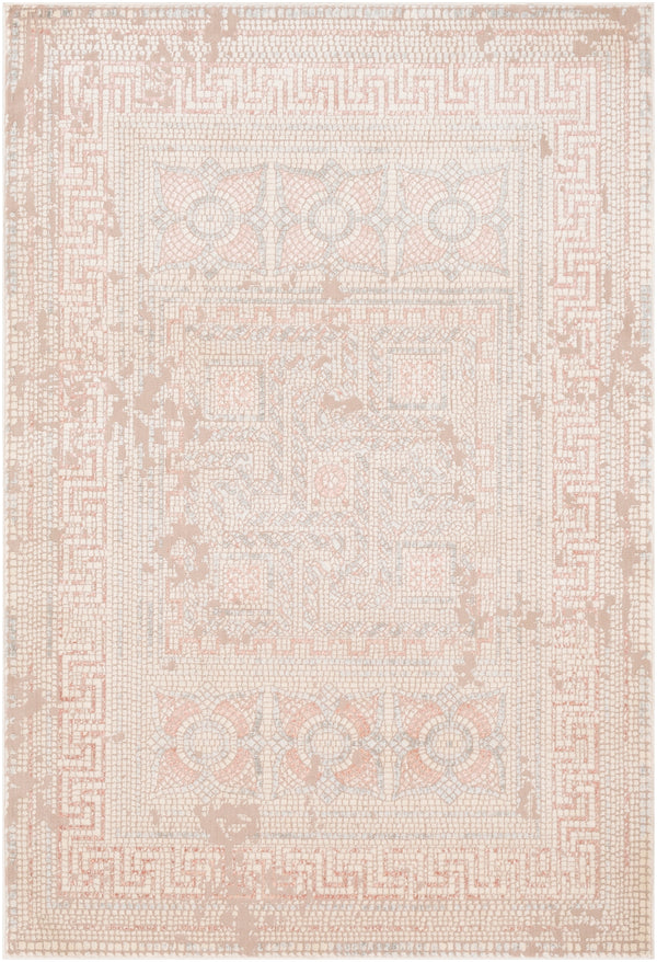 Venezia VNZ-2303 Global Polyester, Polypropylene Rug VNZ2303-93123 Rose, Camel, Beige, Medium Gray 50% Polyester, 50% Polypropylene 8'11" x 12'4"