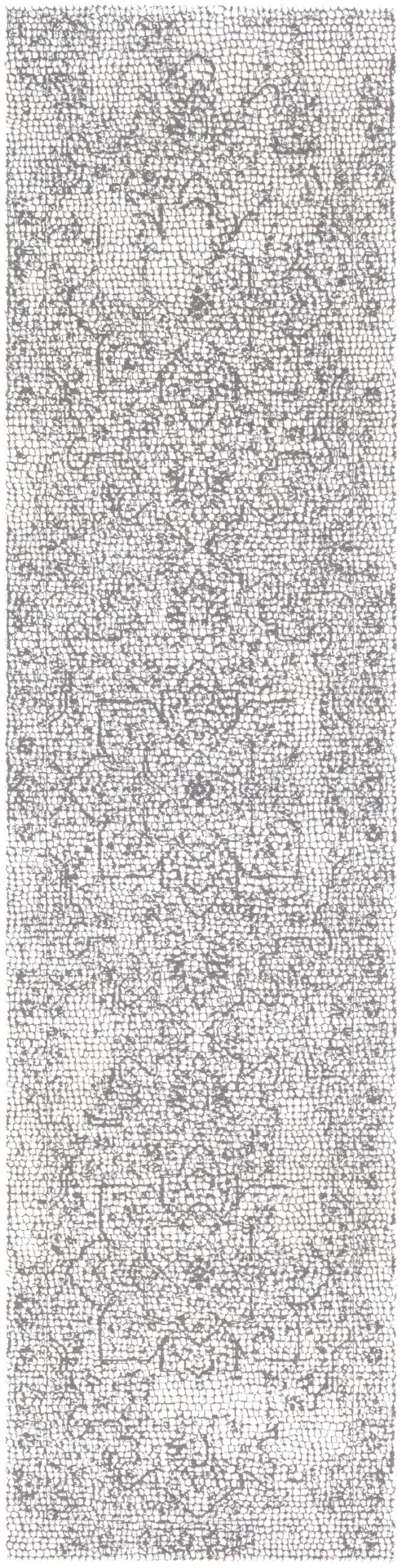 Venezia VNZ-2309 Traditional Polyester, Polypropylene Rug VNZ2309-93123 Medium Gray, Beige, Charcoal 50% Polyester, 50% Polypropylene 8'11" x 12'4"