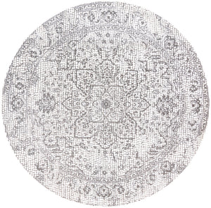 Venezia VNZ-2309 Traditional Polyester, Polypropylene Rug VNZ2309-710RD Medium Gray, Beige, Charcoal 50% Polyester, 50% Polypropylene 7'10" Round