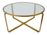 Zeugma VO301C Gold Round Coffee Table