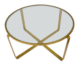 Zeugma VO301C Gold Round Coffee Table