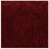 Josepha Burgundy King 3pc Comforter Set