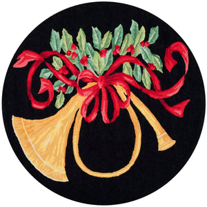 Vintage Round Wool Pile Rug - Luxurious 100% Wool, Elegant Design from China for Timeless Decor