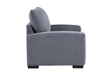 Porter Designs Clayton Soft Microfiber Modern Chair Gray 01-207C-03-5345