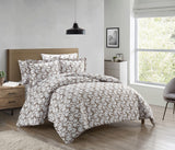 Chrisley Taupe Twin 5pc Duvet Set