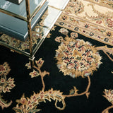Nourison Nourison 2000 2022 Persian Handmade Tufted Indoor Area Rug Black 8'6" x 11'6" 99446720801