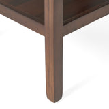 Banks Acacia Wood Accent Table Noble House