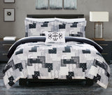 Utopia Black Queen 4pc Duvet Set