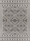 Veranda VRD-2309 Global Polypropylene Rug VRD2309-710102 Dark Blue, Dark Brown, Taupe, Ivory 100% Polypropylene 7'10" x 10'2"