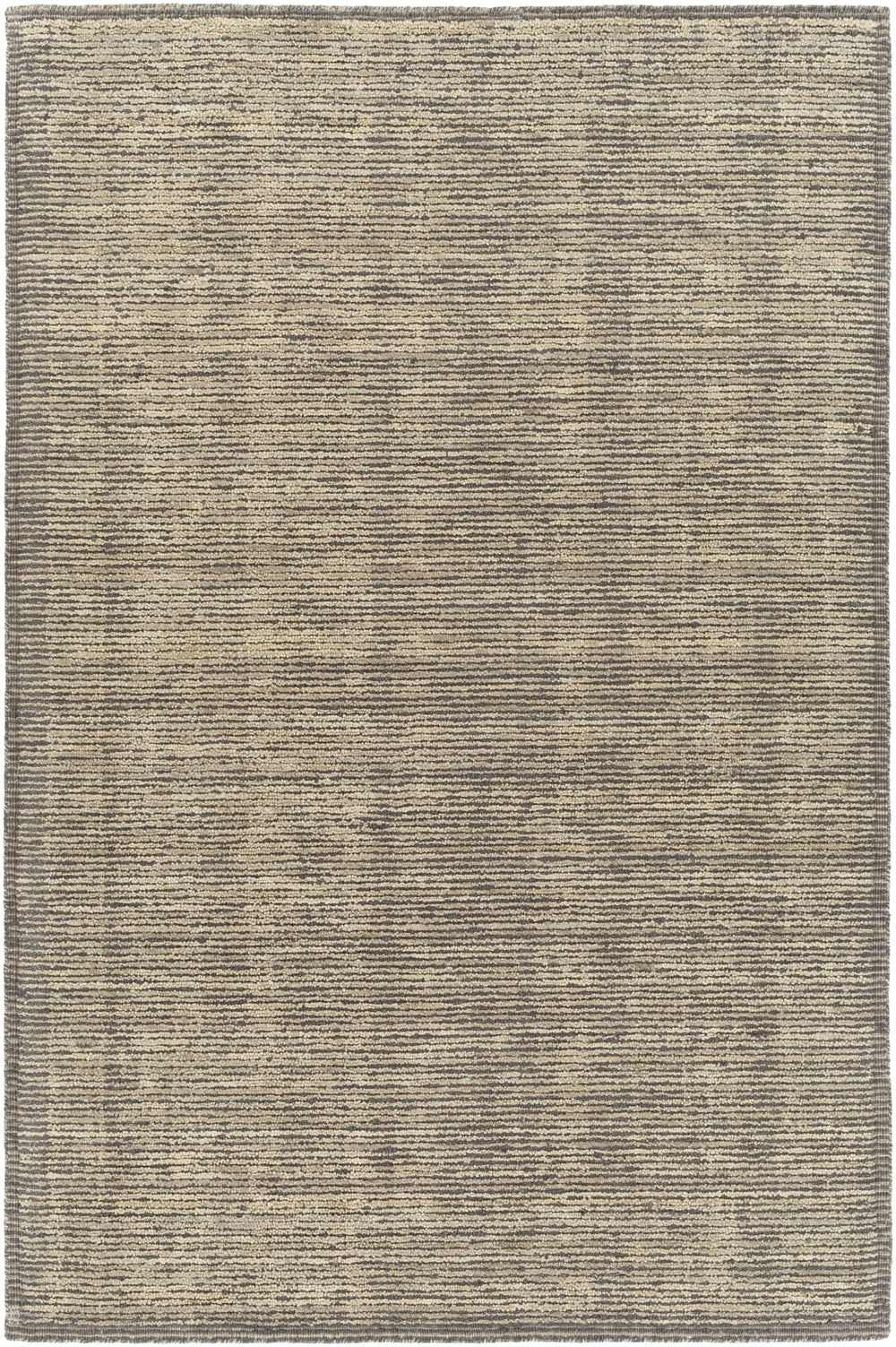 Viera VRE-2300 Modern Wool Rug VRE2300-912 Charcoal, Medium Gray, Beige 100% Wool 9' x 12'