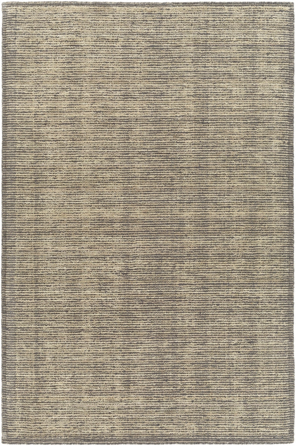 Viera VRE-2300 Modern Wool Rug VRE2300-912 Charcoal, Medium Gray, Beige 100% Wool 9' x 12'