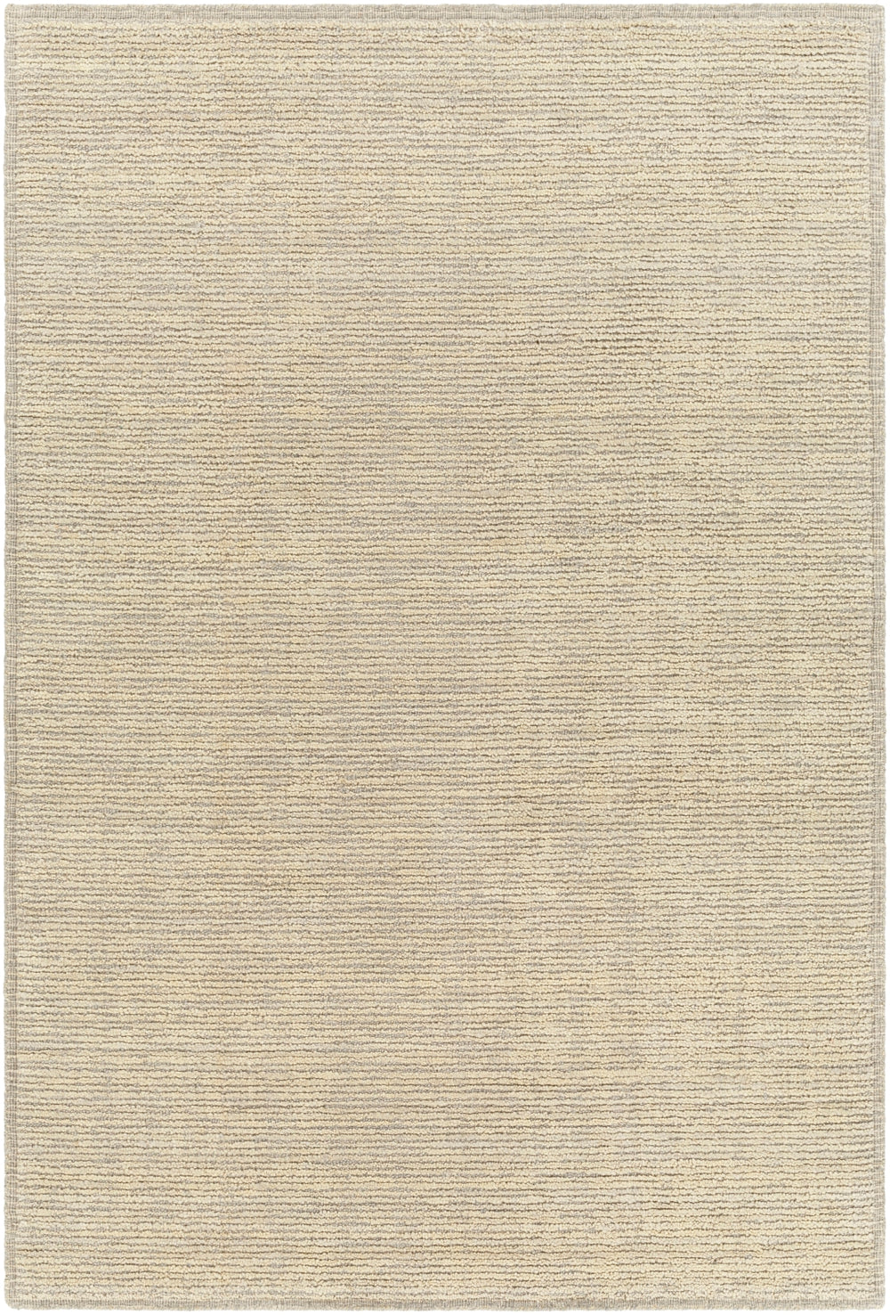 Viera VRE-2303 Modern Wool Rug VRE2303-912 Medium Gray, Beige 100% Wool 9' x 12'