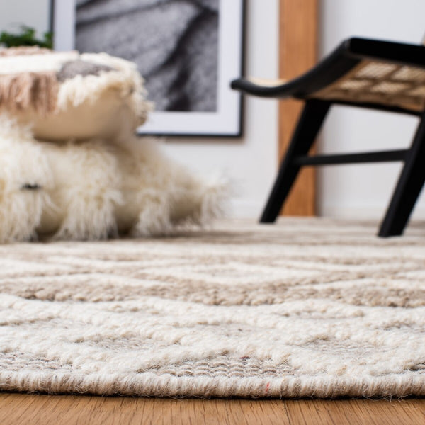 Vermont 211 Hand Woven 60% Wool, 40% Cottton 0 Rug Ivory / Grey 60% Wool, 40% Cottton VRM211F-9