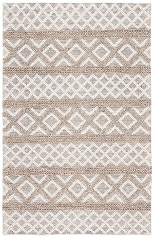 Vermont 211 Hand Woven 60% Wool, 40% Cottton 0 Rug Ivory / Grey 60% Wool, 40% Cottton VRM211F-9