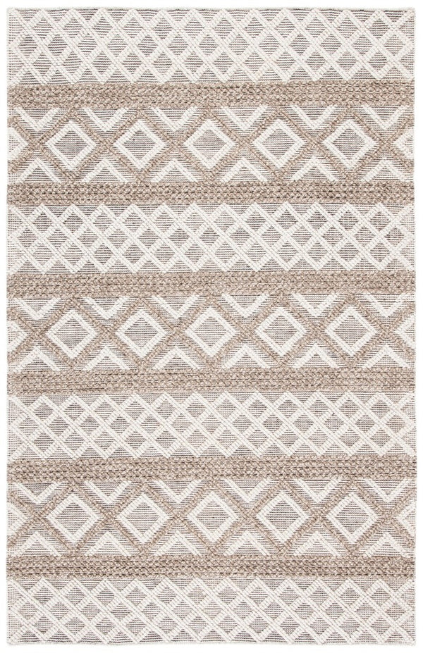 Vermont 211 Hand Woven 60% Wool, 40% Cottton 0 Rug Ivory / Grey 60% Wool, 40% Cottton VRM211F-9