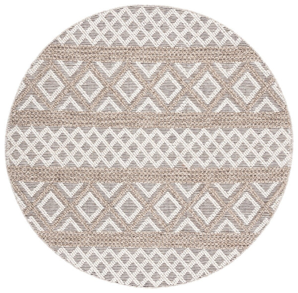 Vermont 211 Hand Woven 60% Wool, 40% Cottton 0 Rug Ivory / Grey 60% Wool, 40% Cottton VRM211F-9