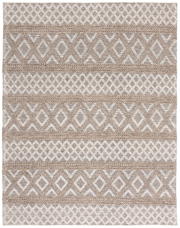 Vermont 211 Hand Woven 60% Wool, 40% Cottton 0 Rug Ivory / Grey 60% Wool, 40% Cottton VRM211F-9