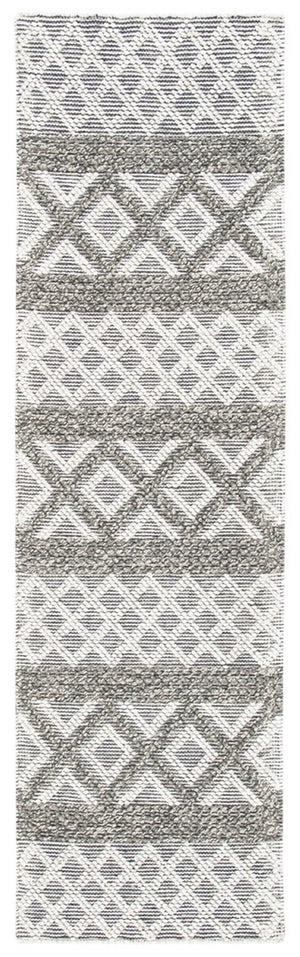 Vermont 211 Hand Woven 60% Wool, 40% Cottton 0 Rug Ivory / Dark Grey 60% Wool, 40% Cottton VRM211H-9