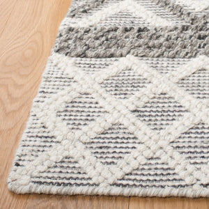 Vermont 211 Hand Woven 60% Wool, 40% Cottton 0 Rug Ivory / Dark Grey 60% Wool, 40% Cottton VRM211H-9
