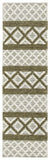 Vermont 211 Hand Woven 60% Wool, 40% Cottton 0 Rug Ivory / Dark Green 60% Wool, 40% Cottton VRM211Y-9
