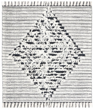 Vermont 502 Flat Weave 60% Wool, 40% Cotton 0 Rug Ivory / Black 60% Wool, 40% Cotton VRM502A-5