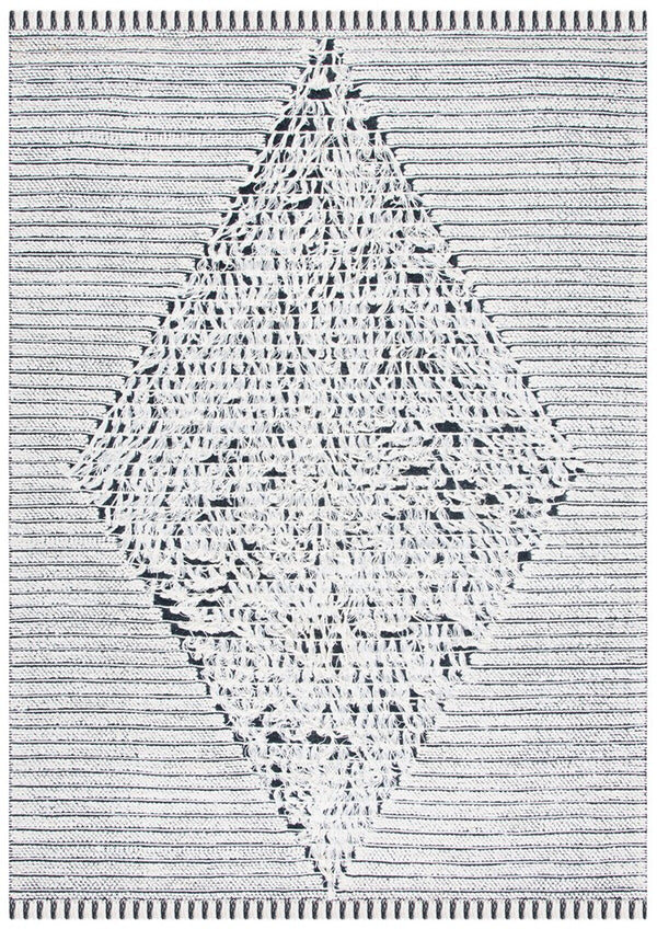 Vermont 502 Flat Weave 60% Wool, 40% Cotton 0 Rug Ivory / Black 60% Wool, 40% Cotton VRM502A-5