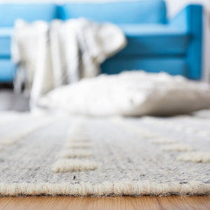 Vermont 503 Flat Weave 50% Wool, 50% Cotton 0 Rug Ivory / Black 50% Wool, 50% Cotton VRM503A-5