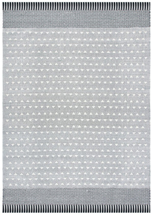 Vermont 503 Flat Weave 50% Wool, 50% Cotton 0 Rug Ivory / Black 50% Wool, 50% Cotton VRM503A-5