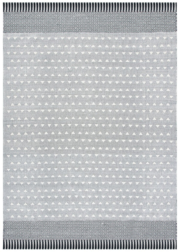 Vermont 503 Flat Weave 50% Wool, 50% Cotton 0 Rug Ivory / Black 50% Wool, 50% Cotton VRM503A-5