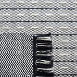 Vermont 504 Flat Weave 50% Wool, 50% Cotton 0 Rug Ivory / Black 50% Wool, 50% Cotton VRM504A-5