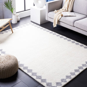 Safavieh Vermont 550 Hand Tufted New Zealand Wool and Cotton with Latex Contemporary Rug VRM550A-8