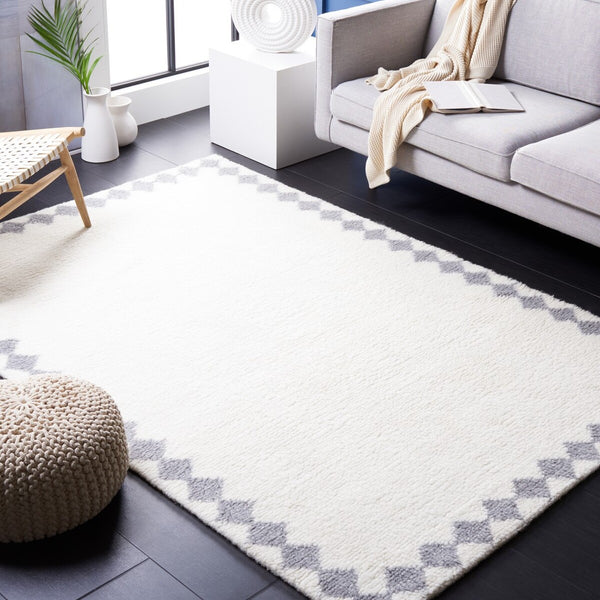 Safavieh Vermont 550 Hand Tufted New Zealand Wool and Cotton with Latex Contemporary Rug VRM550A-8